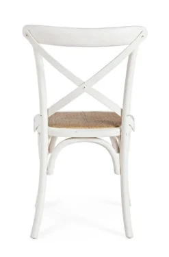 Best Bizzotto SEDIA IN LEGNO BIANCA - CROSS