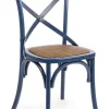 Outlet Bizzotto SEDIA IN LEGNO BLU - CROSS