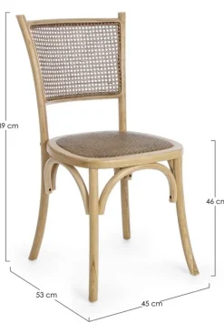 Bizzotto SEDIA IN LEGNO NATURALE - CARREL