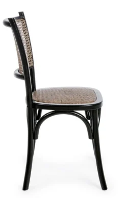 Best Bizzotto SEDIA IN LEGNO NERA - CARREL