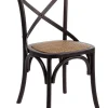 Outlet Bizzotto SEDIA IN LEGNO NERA - CROSS