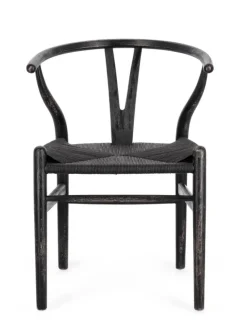 Outlet Bizzotto SEDIA IN LEGNO NERO - ARTEMIA