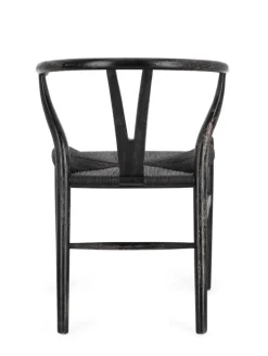 Outlet Bizzotto SEDIA IN LEGNO NERO - ARTEMIA