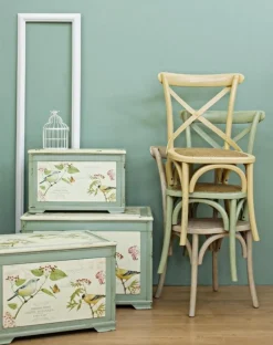 Best Bizzotto SEDIA IN LEGNO OCRA - CROSS