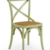 Hot Bizzotto SEDIA IN LEGNO VERDE - CROSS