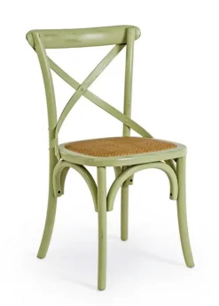 Hot Bizzotto SEDIA IN LEGNO VERDE - CROSS