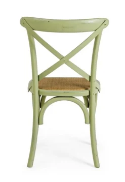 Hot Bizzotto SEDIA IN LEGNO VERDE - CROSS