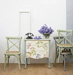 Hot Bizzotto SEDIA IN LEGNO VERDE - CROSS