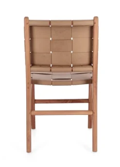 Best Bizzotto SEDIA IN PELLE TORTORA - JOANNA