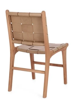 Best Bizzotto SEDIA IN PELLE TORTORA - JOANNA