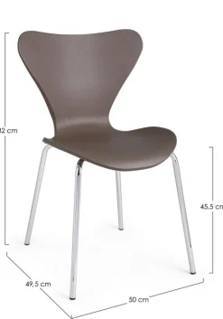 Hot Bizzotto SEDIA IN PLASTICA CAMMELLO - TESSA