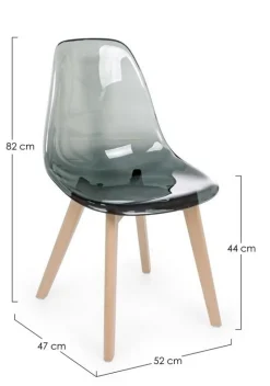 Online Bizzotto SEDIA IN PLASTICA FUM