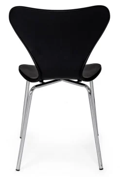 Bizzotto SEDIA IN PLASTICA NERA - TESSA