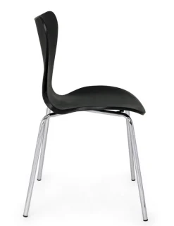 Bizzotto SEDIA IN PLASTICA NERA - TESSA