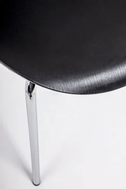 Bizzotto SEDIA IN PLASTICA NERA - TESSA