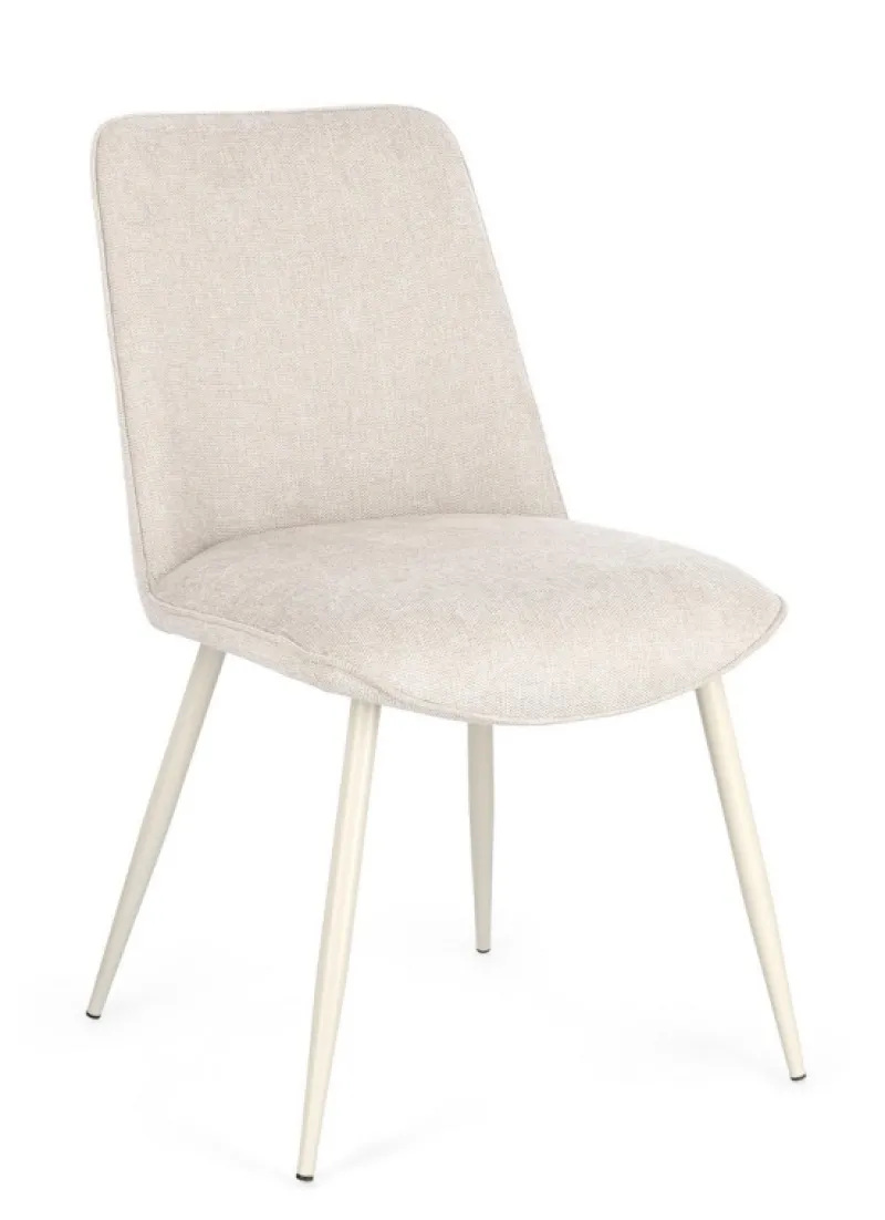 Hot Bizzotto SEDIA IN TESSUTO BEIGE - CORA