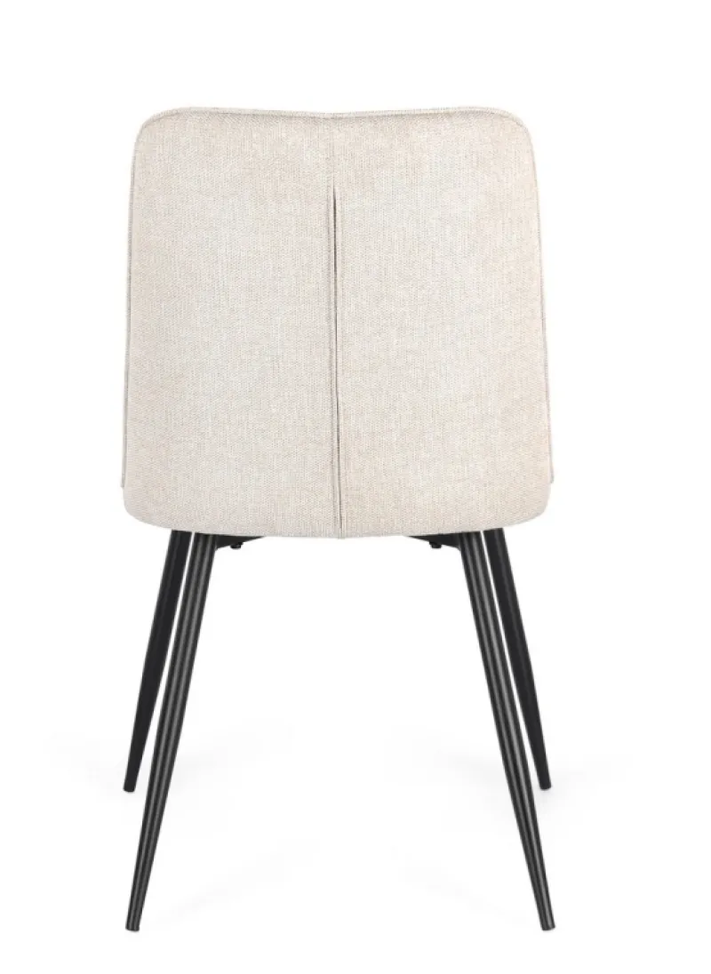 Outlet Bizzotto SEDIA IN TESSUTO BEIGE - CORA