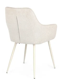 Clearance Bizzotto SEDIA IN TESSUTO BEIGE - CORA