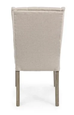 New Bizzotto SEDIA IN TESSUTO BEIGE - COLUMBIA