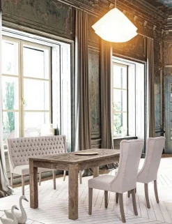 New Bizzotto SEDIA IN TESSUTO BEIGE - COLUMBIA