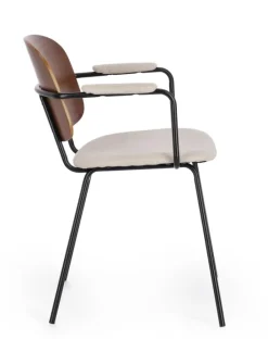 Bizzotto SEDIA IN TESSUTO BEIGE - SIENNA