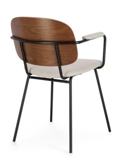 Bizzotto SEDIA IN TESSUTO BEIGE - SIENNA