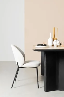 Online Bizzotto SEDIA IN TESSUTO BEIGE - WENDY