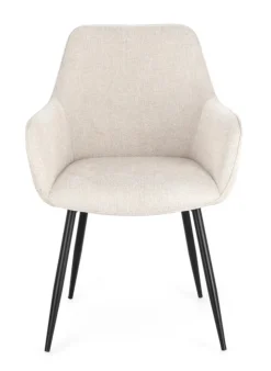 Best Bizzotto SEDIA IN TESSUTO BEIGE- CORA