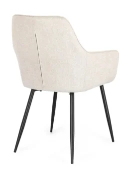 Best Bizzotto SEDIA IN TESSUTO BEIGE- CORA
