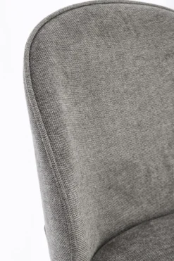Discount Bizzotto SEDIA IN TESSUTO GRIGIO SCURO - WENDY