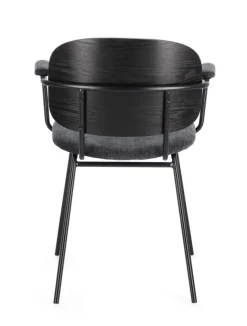 Hot Bizzotto SEDIA IN TESSUTO GRIGIO SCURO - SIENNA