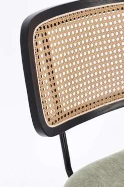 Clearance Bizzotto SEDIA IN TESSUTO VERDE - GLENNA