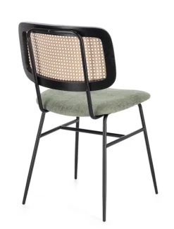 Clearance Bizzotto SEDIA IN TESSUTO VERDE - GLENNA