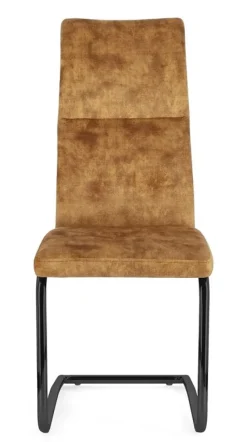 Outlet Bizzotto SEDIA IN VELLUTO GIALLO - THELMA