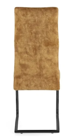 Outlet Bizzotto SEDIA IN VELLUTO GIALLO - THELMA