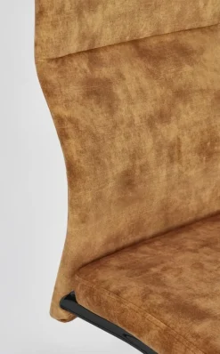 Outlet Bizzotto SEDIA IN VELLUTO GIALLO - THELMA