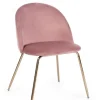 Online Bizzotto SEDIA IN VELLUTO ROSA - TANYA
