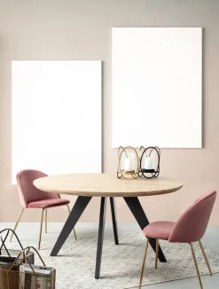 Online Bizzotto SEDIA IN VELLUTO ROSA - TANYA