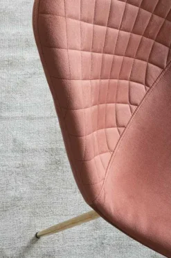 Outlet Bizzotto SEDIA IN VELLUTO ROSA - TERRY