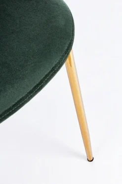 New Bizzotto SEDIA IN VELLUTO VERDE - TERRY