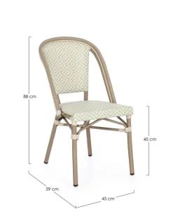 Discount Bizzotto SEDIA SILVEIRA TIFFANY