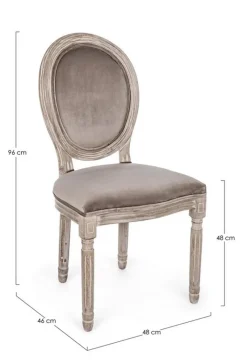 Discount Bizzotto SEDIA TORTORA - MATHILDE