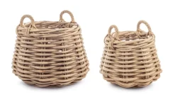 Outlet Bizzotto SET2 CESTA 2M MALANG TO NATURALE