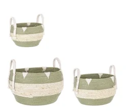 Sale Bizzotto SET3 CESTA 2M THELMA VERDE BOMB