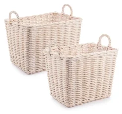 Sale Bizzotto SET2 CESTO 2M NARRA SBIANCATO S