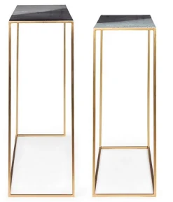 Outlet Bizzotto SET2 CONSOLLE IN METALLO - DESUR