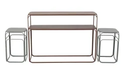 Hot Bizzotto SET CONSOLLE+ 2TAVOLINI CLARITY M-G