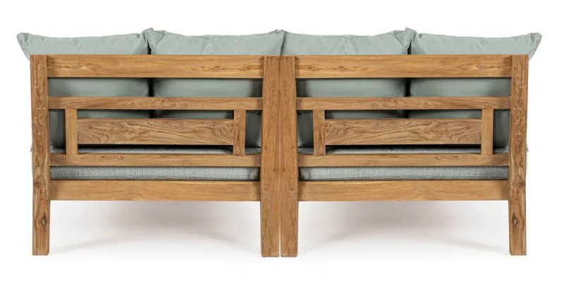 Clearance Bizzotto SET2 LOUNGE C-C BALI AQUA - FSC