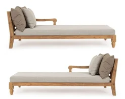 Outlet Bizzotto SET2 LOUNGE C-C BALI NATURAL - FSC