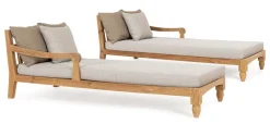 Outlet Bizzotto SET2 LOUNGE C-C BALI NATURAL - FSC